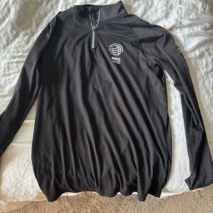Black Long Sleeve Quarter-Zip Pullover dell match play Austin country club
